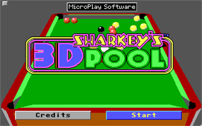 Sharkey's 3D Pool - Screenshot - Game Title Image