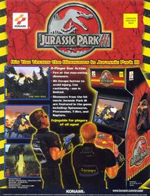 Jurassic Park III - Advertisement Flyer - Back Image