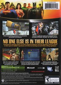 Justice League Heroes - Box - Back Image
