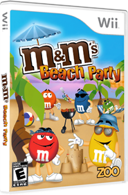 M&M's Beach Party - Box - 3D Image