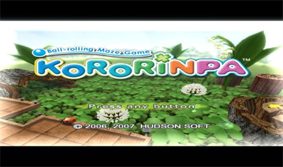 Kororinpa: Marble Mania - Screenshot - Game Title Image