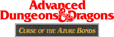 Advanced Dungeons & Dragons: Curse of the Azure Bonds - Clear Logo Image