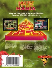 Maze Mania - Box - Back Image