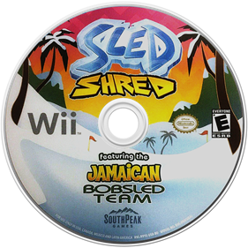 Sled Shred featuring the Jamaican Bobsled Team - Disc Image