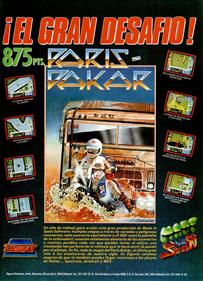 Paris-Dakar - Advertisement Flyer - Front Image