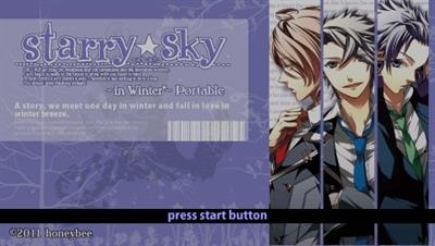 Starry * Sky: In Winter: Portable - Screenshot - Game Title Image