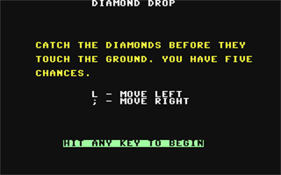 Diamond Drop - Screenshot - Game Title Image