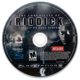 The Chronicles of Riddick: Assault on Dark Athena - Disc Image