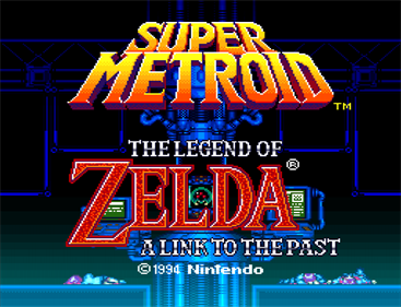 Super Metroid and A Link to the Past Crossover Randomizer - Screenshot - Game Title Image