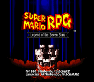 Super Mario RPG: Legend of the Seven Stars - Screenshot - Game Title Image
