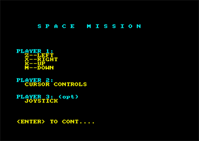 Space Mission - Screenshot - Game Select Image