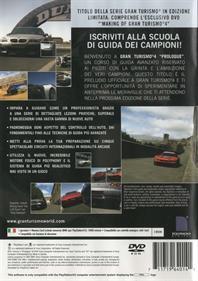 Gran Turismo 4: Prologue - Box - Back Image