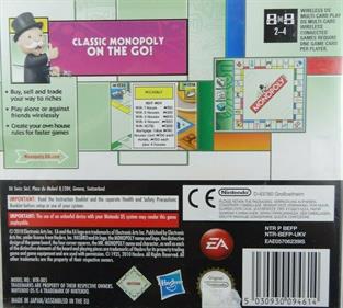 Monopoly - Box - Back Image