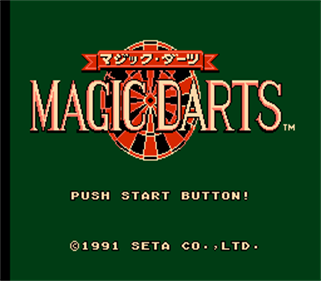Magic Darts - Screenshot - Game Title Image