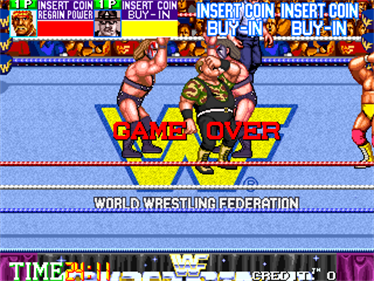 WWF WrestleFest - Screenshot - Game Over Image