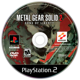 Metal Gear Solid 2: Sons of Liberty - Disc Image
