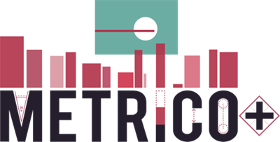 Metrico+ - Clear Logo Image