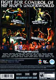 Def Jam: Fight for NY - Box - Back Image