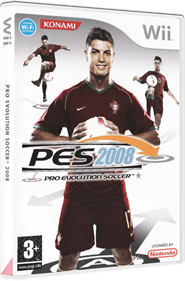 PES 2008: Pro Evolution Soccer - Box - 3D Image