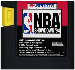 NBA Showdown '94 - Cart - Front Image