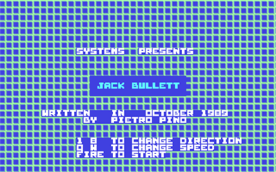 Jack Bullett - Screenshot - Game Title Image