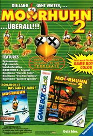 Moorhuhn 2: Die Jagd Geht Weiter - Advertisement Flyer - Front Image