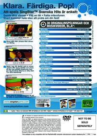 Singstar: Svenska Hits - Box - Back Image