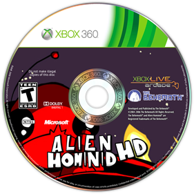 Alien Hominid HD - Fanart - Disc Image