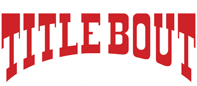 Computer Titlebout: Game of Professional Boxing - Clear Logo Image