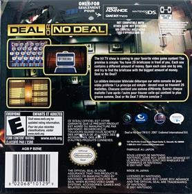 Deal or No Deal - Box - Back Image