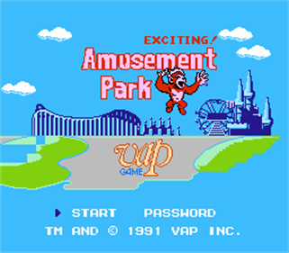 Doki! Doki! Yūenchi: Crazy Land Daisakusen - Screenshot - Game Title Image