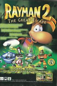 Rayman 2: The Great Escape - Advertisement Flyer - Front Image