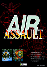 air assault arcade flyer flyers details games irem launchbox front database archive 1993 game app