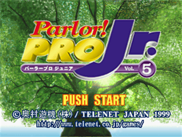 Parlor! Pro Jr. Vol. 5: CR Fruit World X - Screenshot - Game Title Image