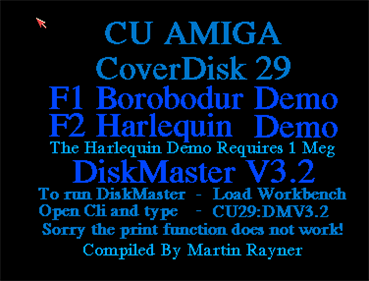 CU Amiga 1992-03 - Screenshot - Game Select Image