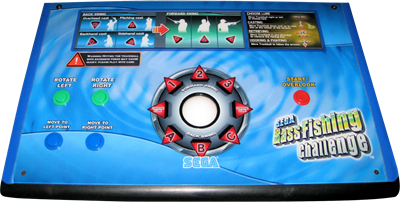 SEGA Bass Fishing Challenge - Arcade - Control Panel Image