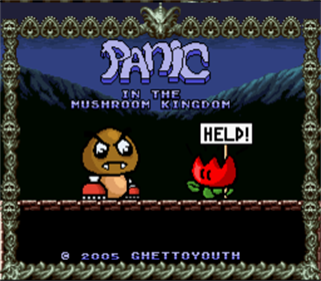 Panic in the Mushroom Kingdom - Screenshot - Game Title Image