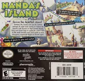 Nanda's Island - Box - Back Image