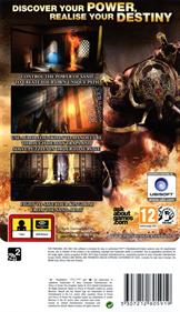 Prince of Persia: The Forgotten Sands - Box - Back Image