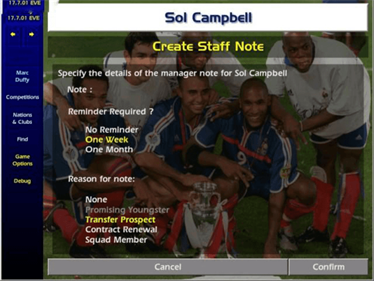Championship Manager: Season 01/02 - Screenshot - Gameplay Image