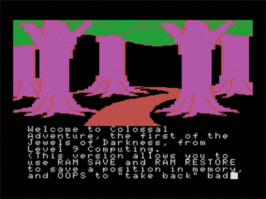 Colossal Adventure - Screenshot - Game Title Image