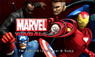 Marvel Pinball 3D - Screenshot - Game Title Image