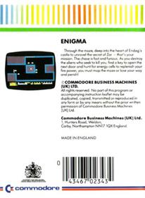 Enigma - Box - Back Image