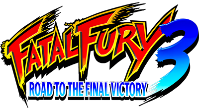 Fatal Fury 3: Road to the Final Victory - Clear Logo Image