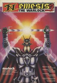 Nemesis the Warlock  - Advertisement Flyer - Front Image