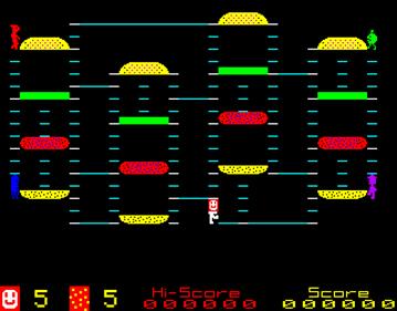 Burgertime - Screenshot - Gameplay Image