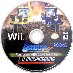 Gunblade NY & L.A. Machineguns: Arcade Hits Pack - Disc Image