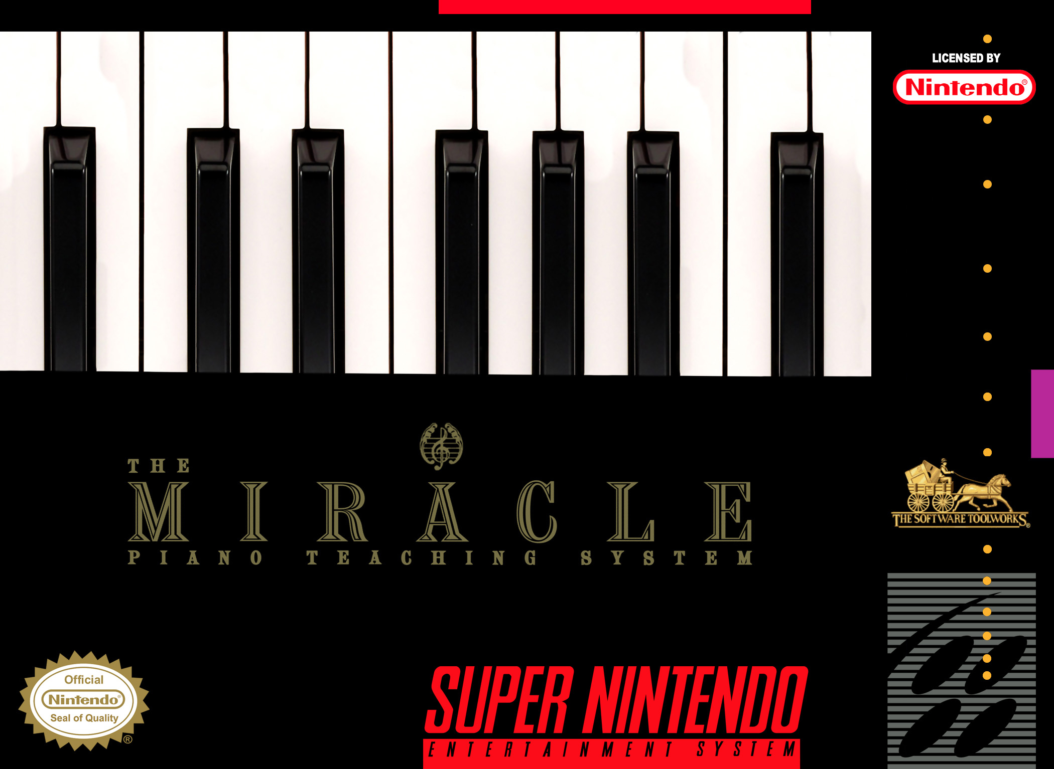 miracle piano teaching system, the (u) !.smc snes cover