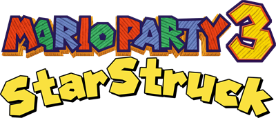 Mario Party 3 StarStruck - Clear Logo Image