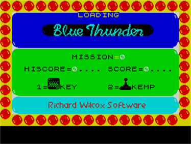 Blue Thunder  - Screenshot - Game Title Image